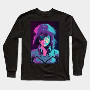 Major Motoko - Snake Plissken Mashup Long Sleeve T-Shirt